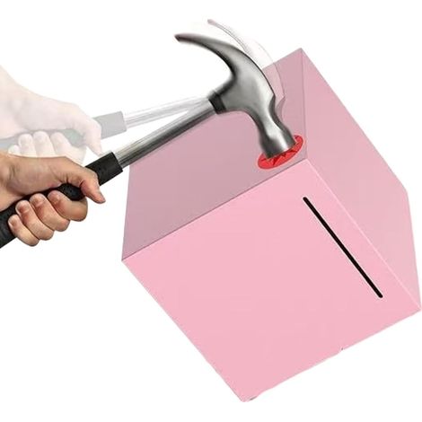 Coffre D'Épargne Pot pour Pièces Sécurisé Et Totalement Impossible À Ouvrir  Pot Pour Monnaie Et Pour Billets Billets Banque Bureau Domicile Chambre Salle De Séjour Dortoir (1/5)