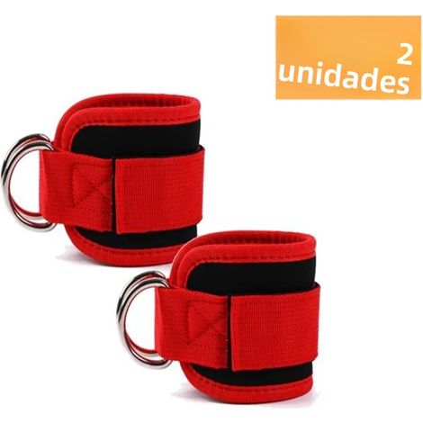 (Modèle 1 en 2 pièces) Sangle d'entraînement pour les jambes et les hanches fixée par vis avec support de genou réglable (1/5)