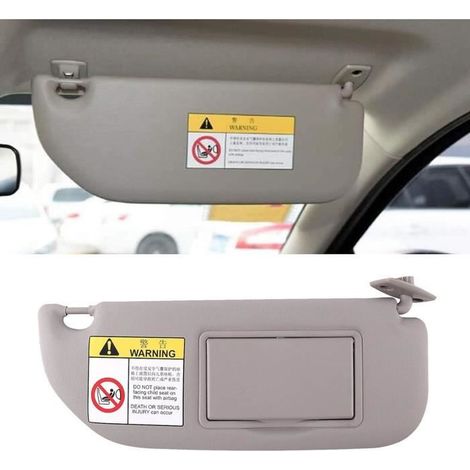1 x Pare-Soleil Intérieur Voiture, Côté Droit, Gris pour Citroën C3 (2002–2009) Modèle 301
