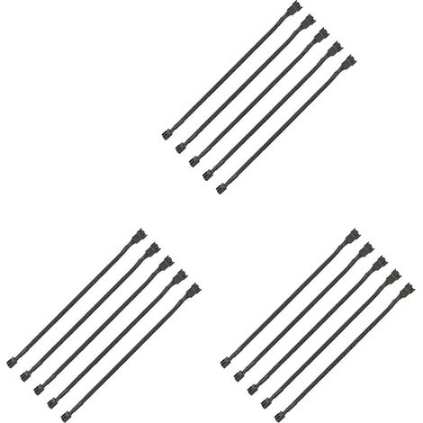 Câble d'extension pour ventilateur PWM 15x - Câble d'extension de 30 cm pour ventilateur PC, compatible avec les ventilateurs de refroidissement à 3 et 4 broches pour boîtier ATX (1/5)