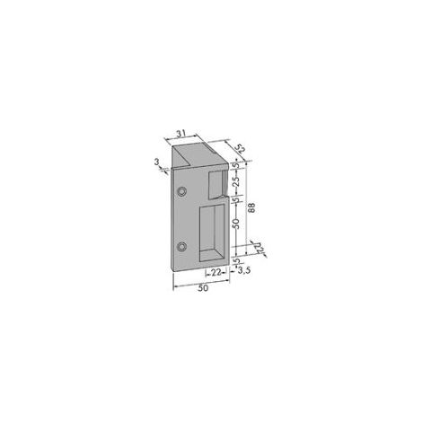 Apriporta orizzontale da 12 V con contatto fisso JPM - Destra - 10111B-01-1A