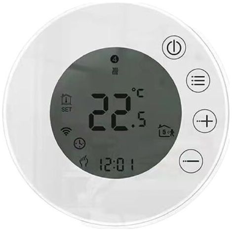 QORVA-Thermostat intelligent pour cheminée Tuya Wi-Fi (3A) - Contrôleur de température programmable - Télécommande de chauffage programmable (GC-Wifi) (1/4)