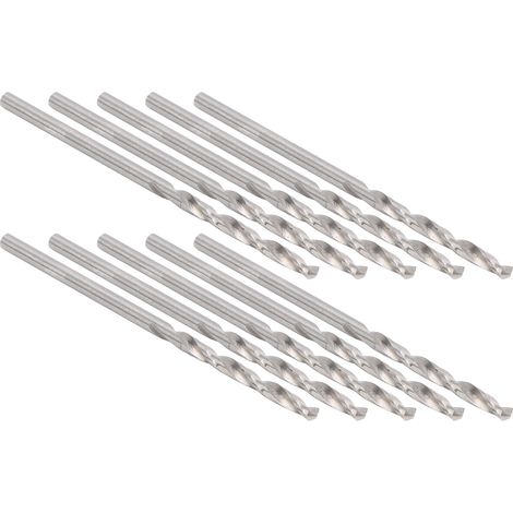 Lot de 10 forets hélicoïdaux à queue droite en acier rapide pour la fabrication de bijoux et de perles (2,0 mm). (1/5)