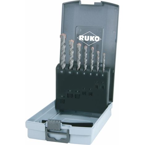 Forets à percussion et queue cylindrique ISO 5468 - DIN 8039 en cassette (ABS)
