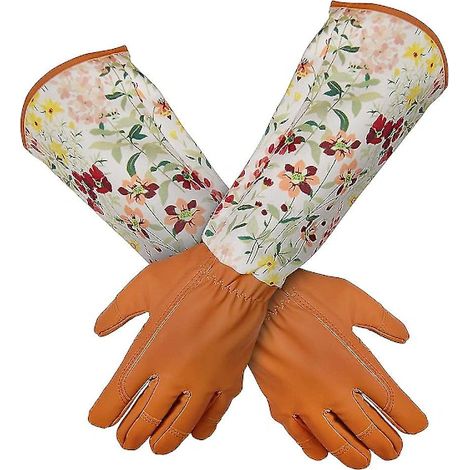 Filiyano-Gants de jardinage femme avec protection anti-épines, protection extra-longue pour l'avant-bras, résistants aux perforations pour la taille