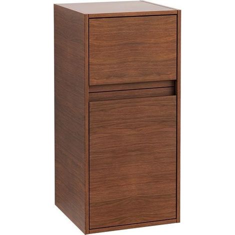 Villeroy & Boch Antheus Cabinet B06701, 400 x 850 x 400 mm, a parete, arresto a destra, colorazione: Noce americano - B06701PV