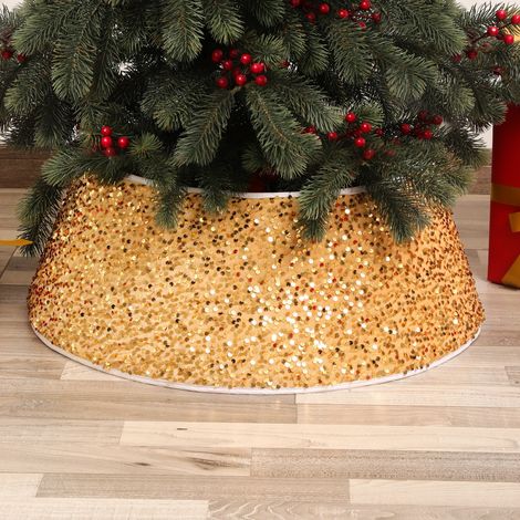 Décoration de sapin de Noël, anneau de Noël rond pliable pour sapin artificiel, décoration de vacances, décoration d'intérieur (1/5)