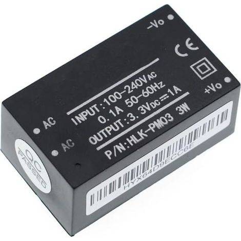 Module d'alimentation AC-DC 220V vers 3,3V 3W isolé haute efficacité pour projets électroniques et prototypes industriels/p (1/4)