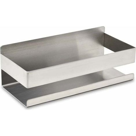 Etagere salle de bain pour shampoing et gel douche Rangement douche chromé Etagere douche sans perçage Support douche à ventouse Porte savon douche argenté (1/4)