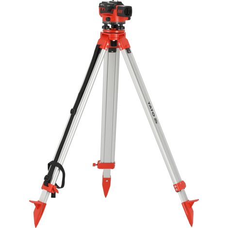 Optisches Nivelliergerät 32-Fach, Bereich 100m, IP54 inkl. Stativ + Messlatte