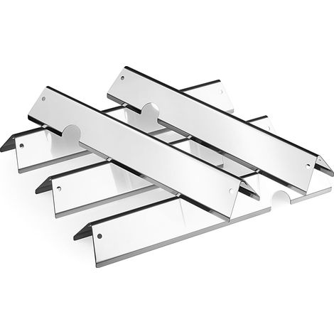 66032 Barres de flavorizer 43,4 cm pour barbecue à gaz Weber Genesis II/LX 300, Genesis II E/S-310, II E330, II E335, II S335, II LX S/E-340 (2017 et Neuer), plaques chauffantes, barre aromatique pour