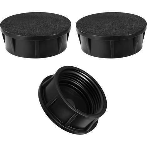 3pcs Capuchons de Tête d'Arrosage pour Arroseurs Hunter Pro, Buse d'Arrêt en Plastique Noir avec Joints Toriques en Caoutchouc Compatible avec Hunter Pro (1/5)