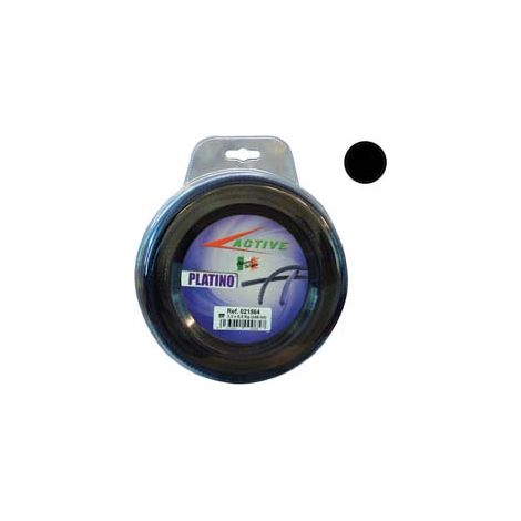 FILO NYLON PLATINO TONDO VIOLA  PER DECESPUGLIATORI- - ø mm.2,4 - blister mt.15 - 1 blister ACTIVE