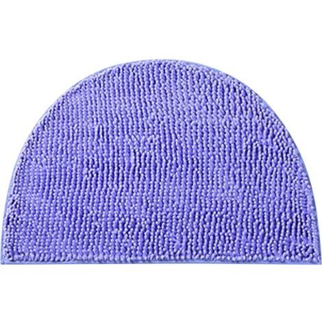 Tapis Demi-Cercle - Tapis Absorbant pour Sol - Anti-Dérapant avec Fond en Latex - Pour Salle de Bain Porte Toilette Chambre - 1 Pièce