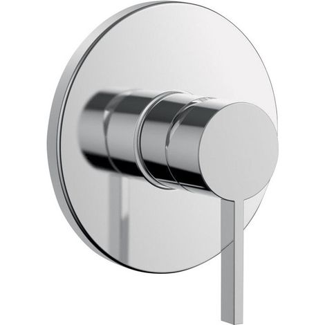 Set de finition KARTELL pour mitigeur de douche à encastrer, SimiBox chrome LAUFEN