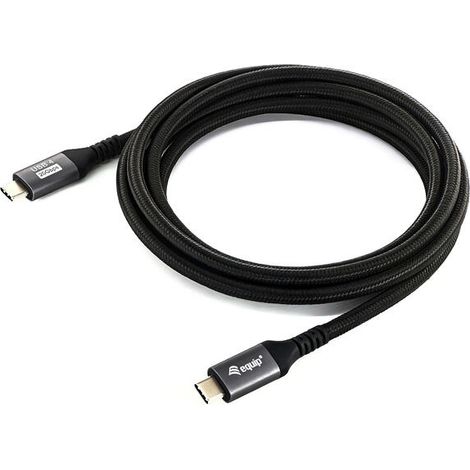 Cable USB4 Gen 2x2 C a C, M/M, 2,0 m, PD 100 W, 4K/60 Hz, 20 Gbps, negro (1/4)