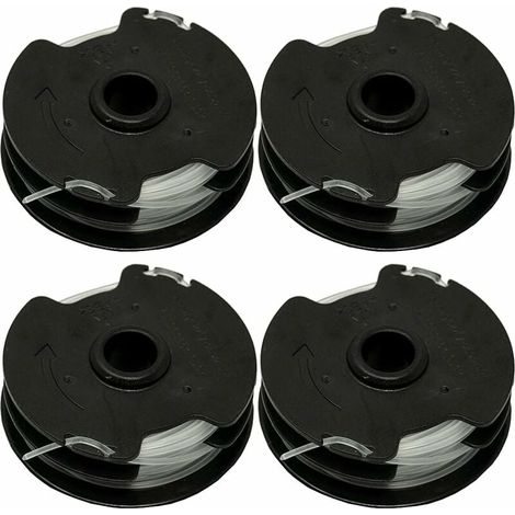 Lot de 4 bobines de Rechange pour débroussailleuse sans Fil Parkside PRTA 20-Li C3 IAN351753 (1/4)
