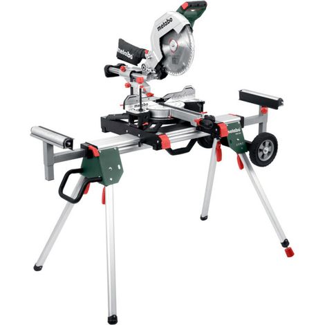 Metabo – Scie à onglet 305 mm – Inclinaison 47° des deux côtés – Pour bois dur – Précision de coupe – Support KSU 251 inclus (1/5)
