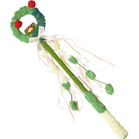 Bâton de baguette de jouet de chat de Teaser de glands de-Vert (1/2)