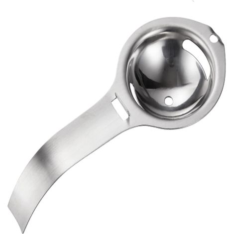 Egg Yolk Separator, INOX Stainless Steel Egg Separator, Egg Yolk White Separator Egg Yolk Separator Tool, Egg Separator Kitchen Gadget (1/5)