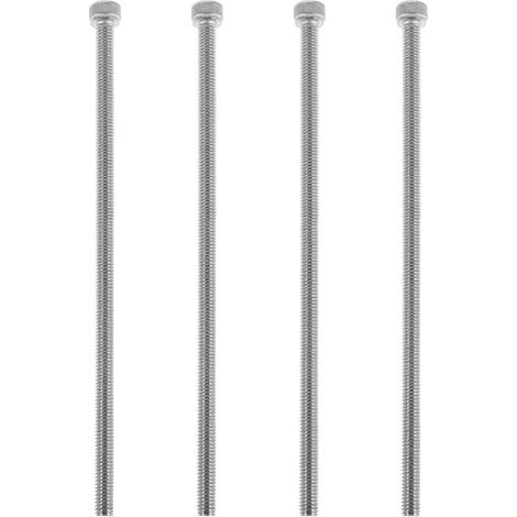 Vis longues compatibles avec les rehausseurs de guidon de vélo, M6 x 150 mm, boulons filetés compatibles avec les rehausseurs de guidon de vélo, compatibles avec le réglage du guidon de vélo, compatib (1/4)