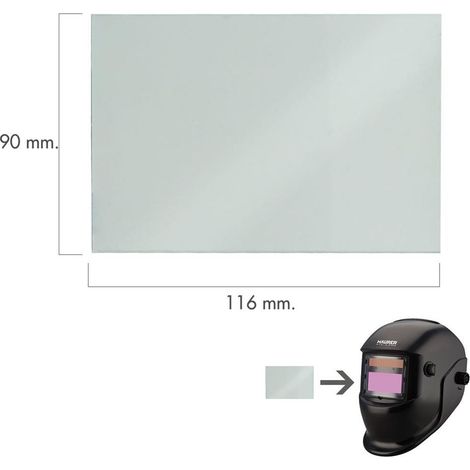 LENTE INTERNA 10X5CM ELMETTO SALDATURA (99819) MAURER PLUS (1/2)