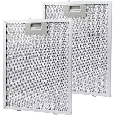 Filtre graisse aluminium 320×260 mm réf.1105 universel pour hotte cuisine, facile à poser et à laver (1/5)