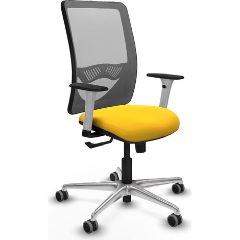 Chaise de bureau piqueras y crespo Zulema gris cuir synthétique (1/2)