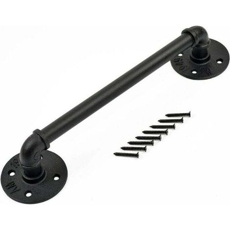 Treppengeländer aus Schmiedeeisen, Rohrdesign, Sicherheitszaun für Senioren und Kinder, für den Innen- und Außenbereich, 30 cm