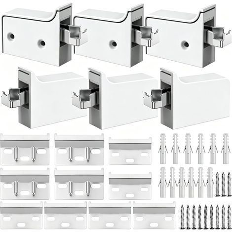Rail de Suspension Kit Complet pour Fixation Meuble Haut Cuisine Multisalle (1/5)