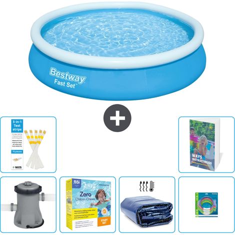 Bestway Piscina Bestway Fast Set Rotonda - 366x76 cm - 7-pezzi  S181