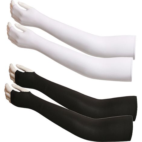 Manches de protection solaire d'été grandes tailles pour hommes, en soie glacée avec protection UV, haute élasticité, respirantes et coupe ample, idéales pour la pêche sur glace. (1/5)