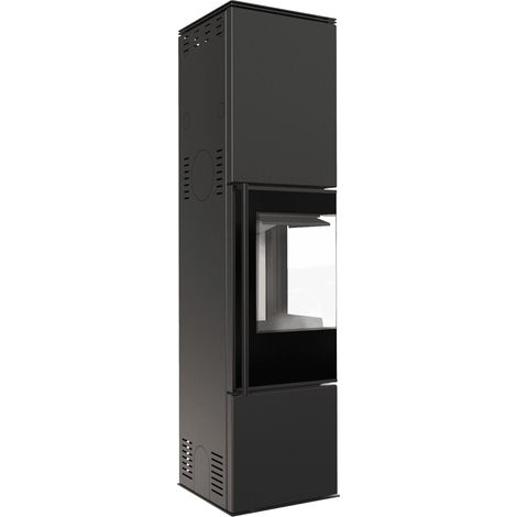 Kaminofen aus Stahl KRATKI REN/L rechts Ø 150 7 kW mit Türfeder (1/5)