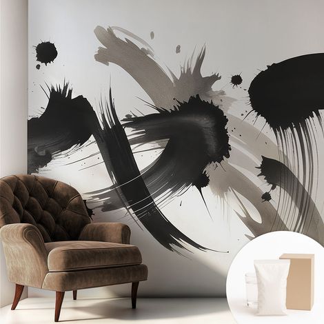 Carta Da Parati - Murale Alla Moda Decorazione - Camera Da Letto - Con Colla Gratuita Espressione astratta 250x250 cm (1/5)