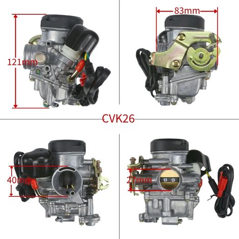 Vergaser CVK125CC CVK26 PIAGGIO Aprilia Scrabble Gy6 100-250cc