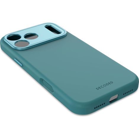 Funda trasera de silicona antimicrobiana Decoded - Funda protectora de silicona compatible con MagSafe para iPhone 17 Pro Max (a (1/5)