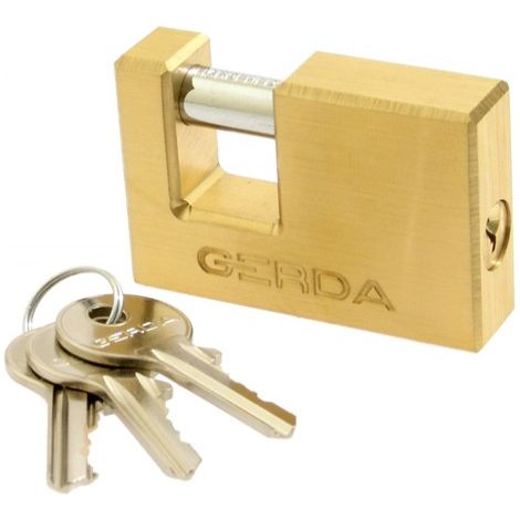 Lucchetto Gerda con perno in ottone da 65 mm