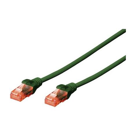 Digitus DK-1617-020/G RJ45 Câble réseau, câble patch CAT 6 U/UTP 2.00 m vert ignifuge, sans halogène, rond, torsadé par paire, non blindé 1 pc(s X711961 (1/2)