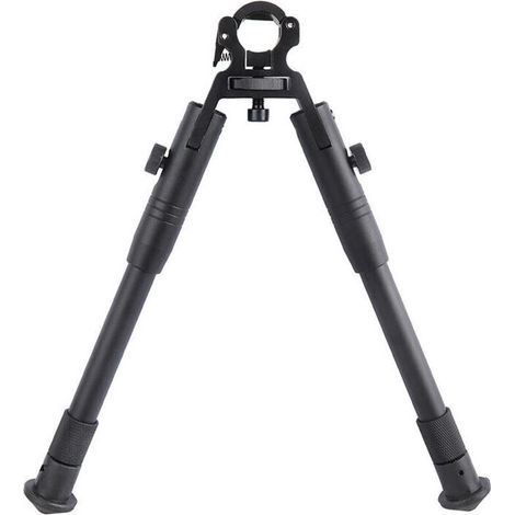 Portable Adjustable 8" to 10" Height-Retractable Clamp on Bipod Stand New