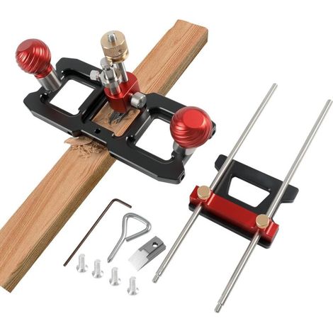 Versatile Hand-Held Planer - Woodworking Trimming Tool with Smooth Finish - Portable Planer for Cleaning or Extending Groove Bottoms (1/5)