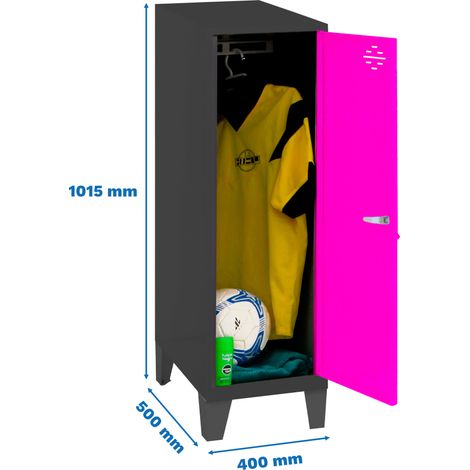 Simonrack Mini armario in metallo rosa con serratura cilindrica