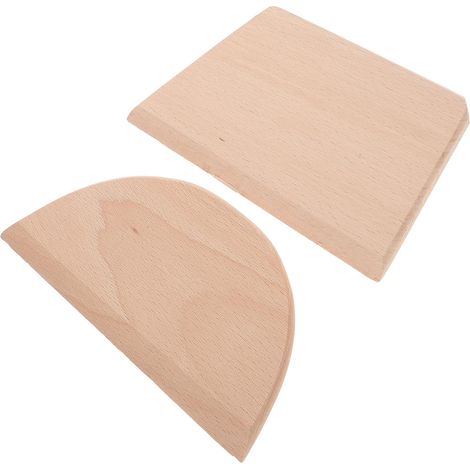 2 Stück Holz Teigschneider aus Buchenholz Küchen and