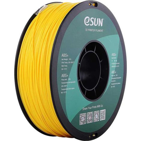 Filamento per stampante 3D esun abs+ resistenza al calore adesione strati (1/3)