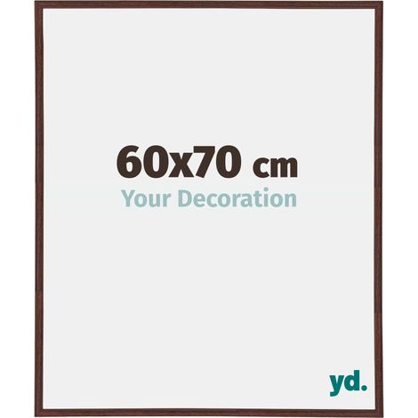 yd. - Cadre photo 60x70 - Brun - Plastique - Annecy