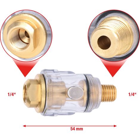 KS Tools 1/4 Druckluft-Nebenöler, 54 mm