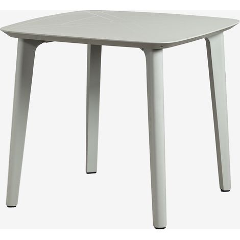 Table de jardin carrée 85x85 cm Scand SKLUM Vert Kaki (1/5)