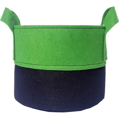 Sacs de culture de 5 gallons (19 litres) : lot de 3 — Sacs de culture pour pommes de terre épais, résistants et colorés (avec poignées) — Sacs de jardin / pots de fleurs en feutre non tissé (1/2)