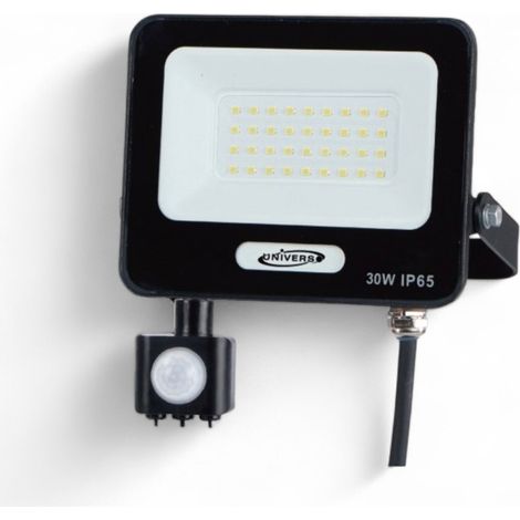 Faro LED da Esterno 30W con Sensore di Movimento PIR IP65 Luce Fredda 6500K Proiettore LED 2750 Lumen Fascio 120° per Giardino Cortile Garage (1/2)