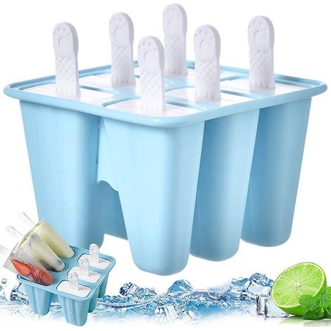 Moules à glace en silicone, moules à glace réutilisables, ensemble de moules à glace. (1/4)