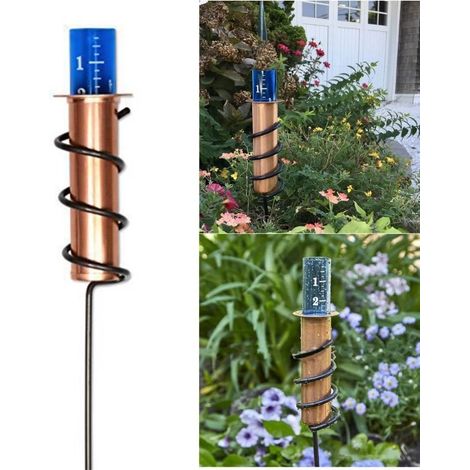 Filiyano-Pluviomètre flottant en cuivre précis pour jardin et terrasse (1/2)